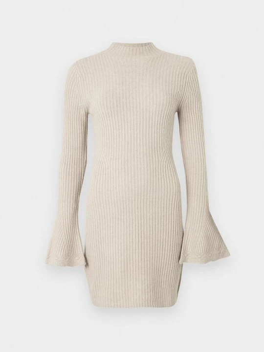 Zdjęcie produktu Sukienka dzianinowa Abercrombie & Fitch brązowy
