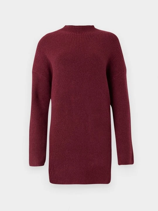 Zdjęcie produktu Sukienka dzianinowa Abercrombie & Fitch czerwony