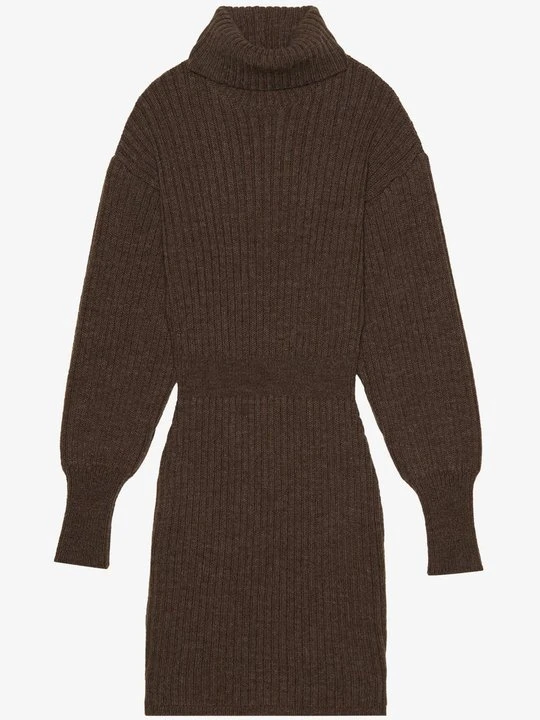 Zdjęcie produktu Sukienka dzianinowa Anna Field By Zalando ciemnobrązowy melanż