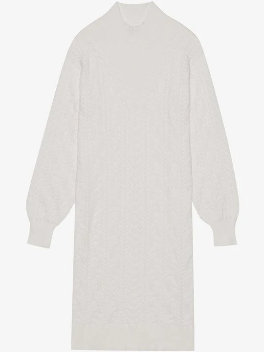 Zdjęcie produktu Sukienka dzianinowa Anna Field By Zalando mleczny