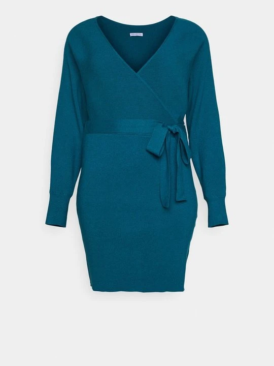 Zdjęcie produktu Sukienka dzianinowa Anna Field Curvy By Zalando petrol