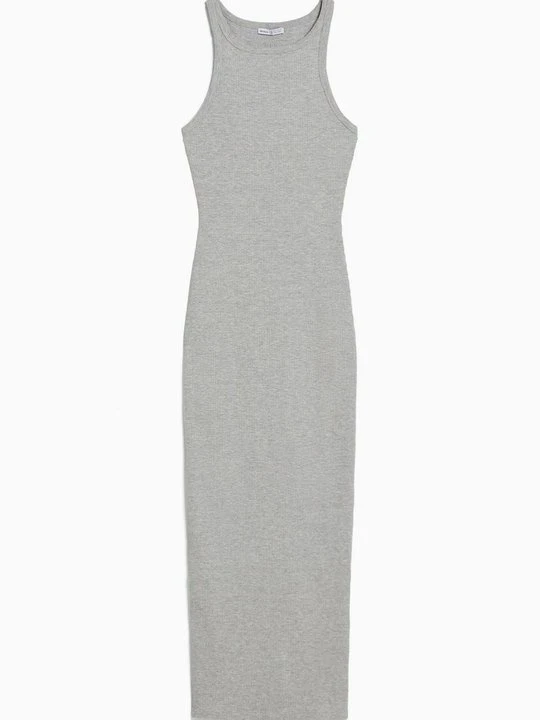Zdjęcie produktu Sukienka dzianinowa Bershka szary melanż