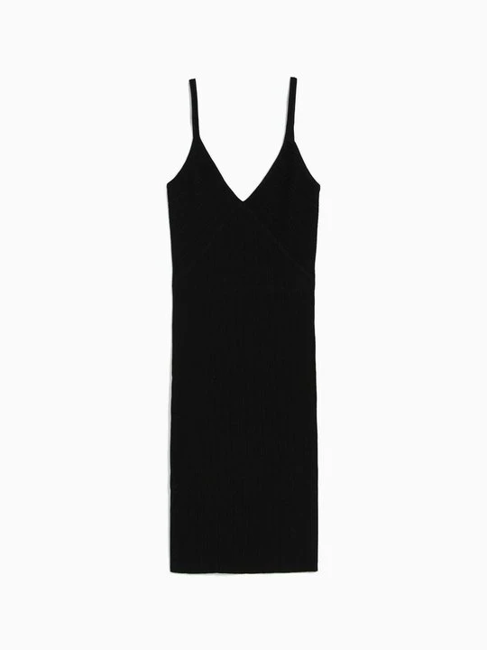 Zdjęcie produktu Sukienka dzianinowa Bershka czarny