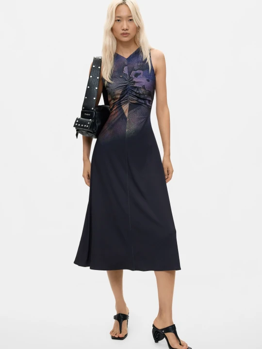 Zdjęcie produktu Sukienka dzianinowa bez rękawów Desigual czarny