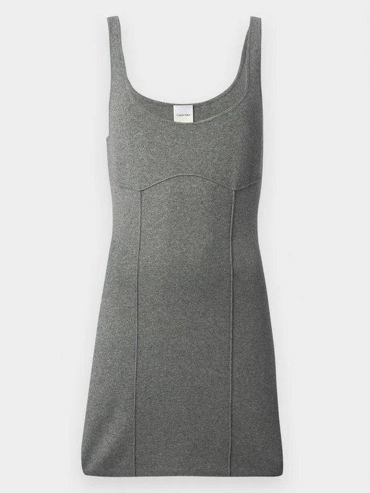 Zdjęcie produktu Sukienka dzianinowa Calvin Klein szary