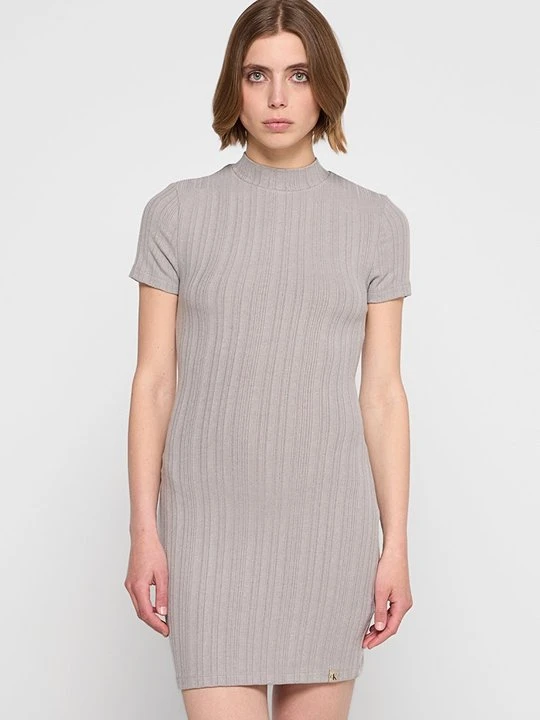 Zdjęcie produktu Sukienka dzianinowa Calvin Klein Jeans szary
