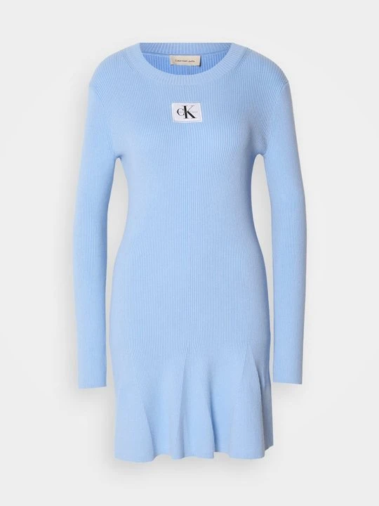 Zdjęcie produktu Sukienka dzianinowa Calvin Klein Jeans niebieski