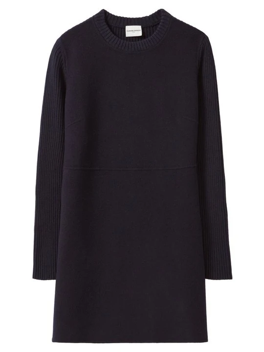 Zdjęcie produktu Sukienka dzianinowa CLAUDIE PIERLOT granatowy