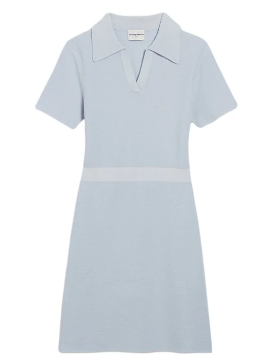 Zdjęcie produktu Sukienka dzianinowa CLAUDIE PIERLOT jasnoniebieski melanż