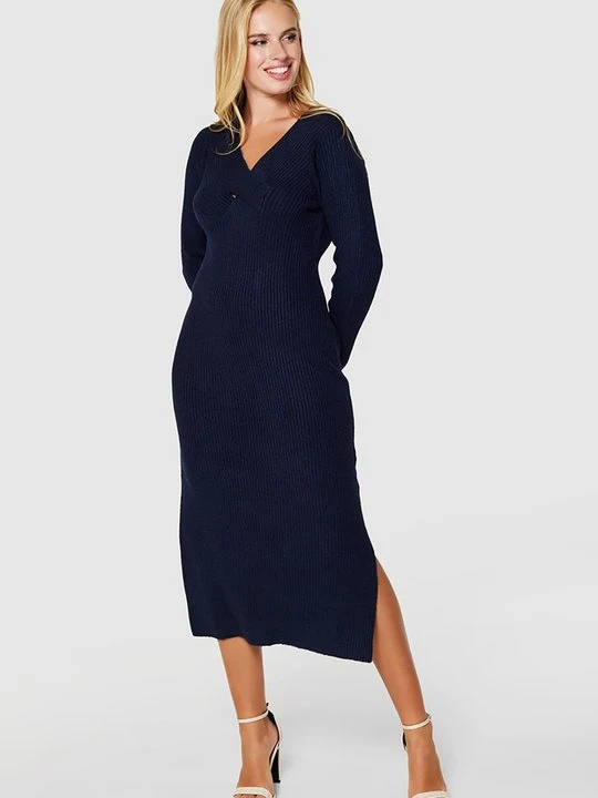 Zdjęcie produktu Sukienka dzianinowa Closet granatowy