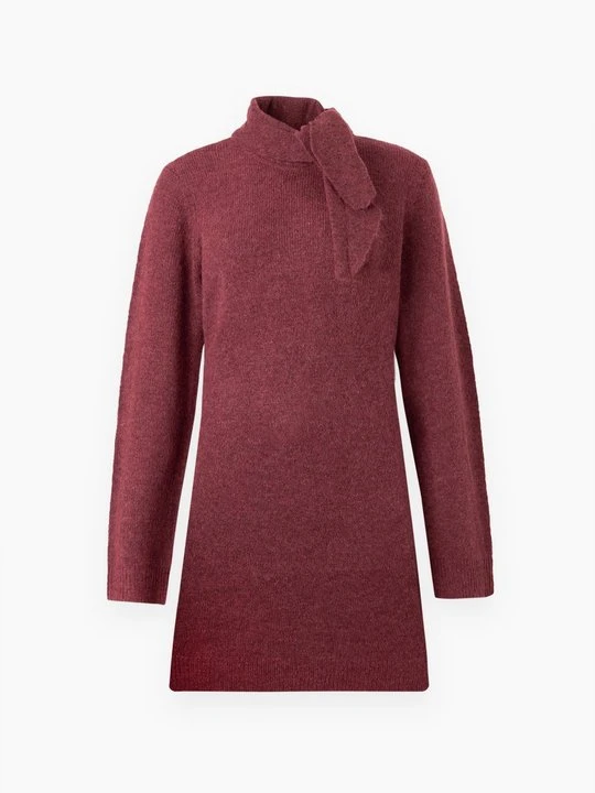 Zdjęcie produktu Sukienka dzianinowa Designers Remix bordowy
