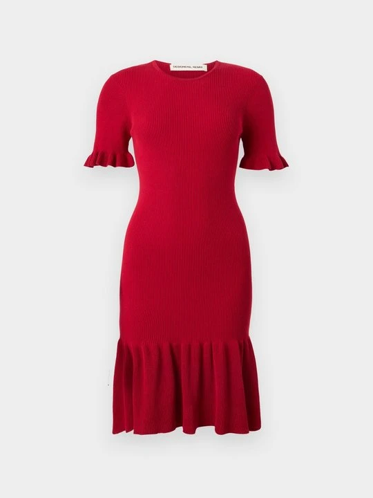 Zdjęcie produktu Sukienka dzianinowa Designers Remix czerwony