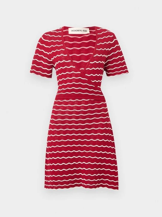 Zdjęcie produktu Sukienka dzianinowa Designers Remix czerwony