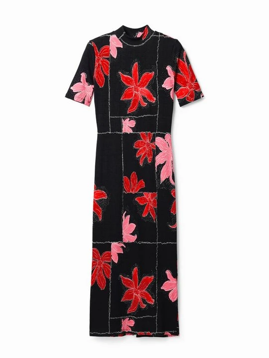 Zdjęcie produktu Sukienka dzianinowa Desigual czerwony