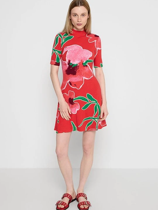 Zdjęcie produktu Sukienka dzianinowa Desigual czerwony