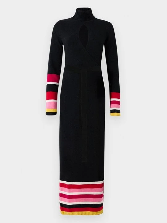 Zdjęcie produktu Sukienka dzianinowa Diane Von Furstenberg czarny
