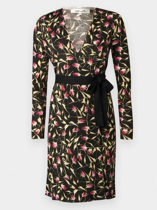 Zdjęcie produktu Sukienka dzianinowa Diane Von Furstenberg czarny