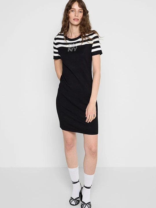 Zdjęcie produktu Sukienka dzianinowa DKNY czarny