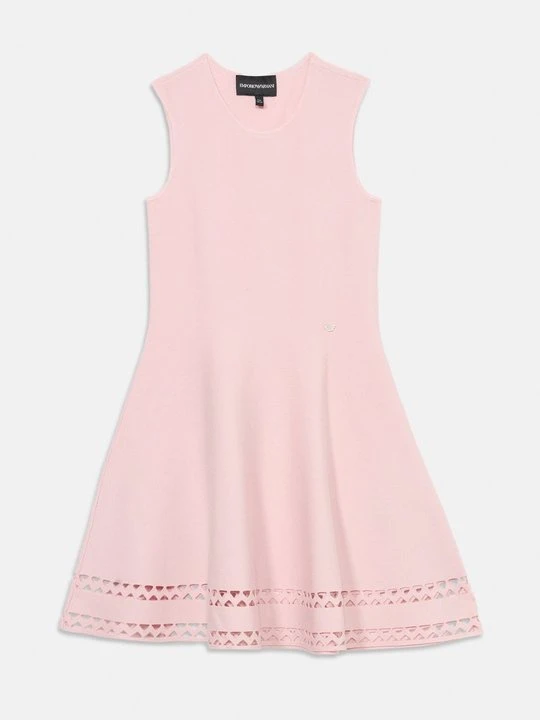Zdjęcie produktu Sukienka dzianinowa Emporio Armani jasnoróżowy