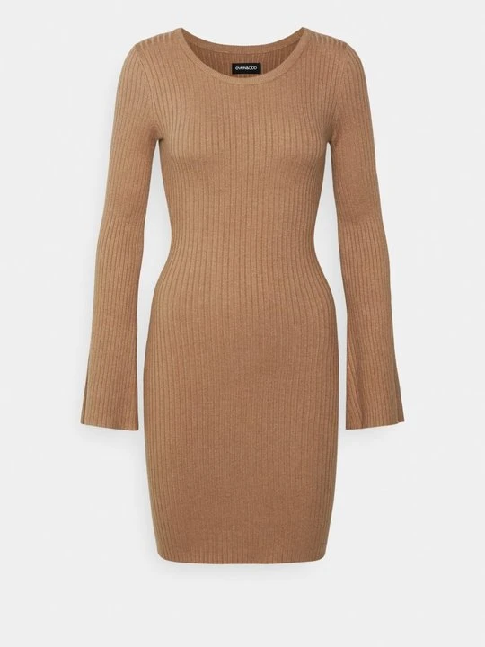 Zdjęcie produktu Sukienka dzianinowa Even&Odd By Zalando wielbłądzi