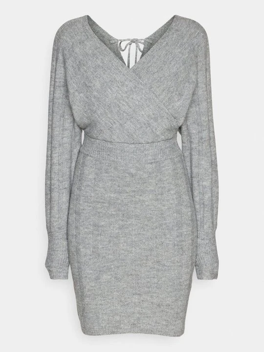 Zdjęcie produktu Sukienka dzianinowa Even&Odd By Zalando szary melanż