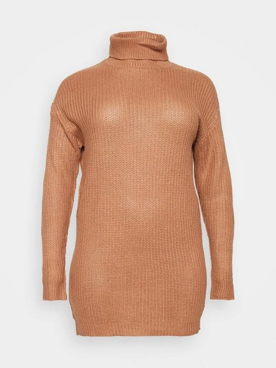 Zdjęcie produktu Sukienka dzianinowa Even&Odd Curvy By Zalando brązowy