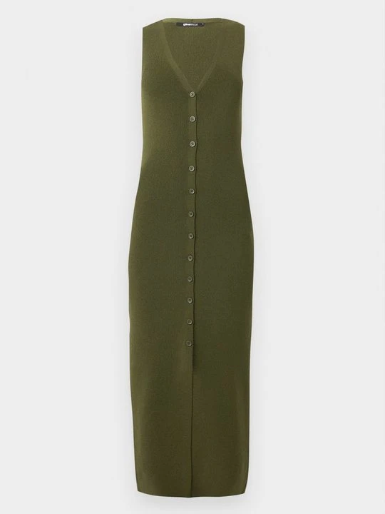 Zdjęcie produktu Sukienka dzianinowa Gina Tricot khaki
