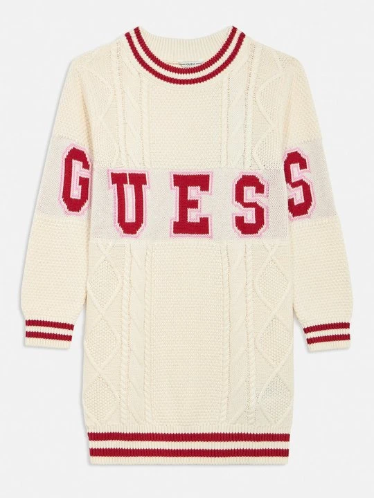 Zdjęcie produktu Sukienka dzianinowa Guess mleczny