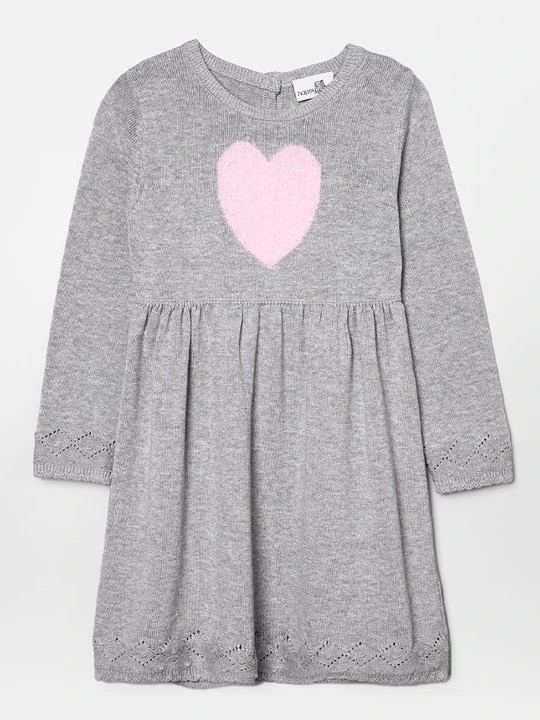 Zdjęcie produktu Sukienka dzianinowa Happy Girls szary