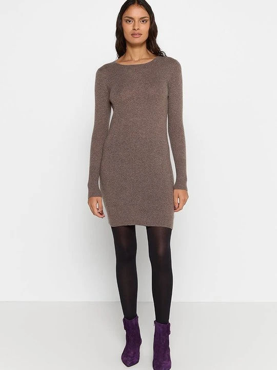 Zdjęcie produktu Sukienka dzianinowa Just Cashmere brązowy