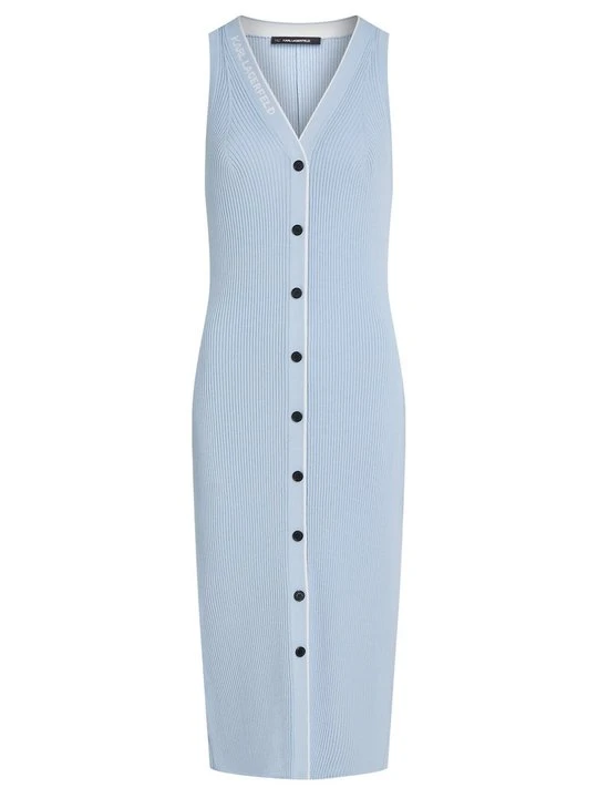 Zdjęcie produktu Sukienka dzianinowa KARL LAGERFELD niebieski