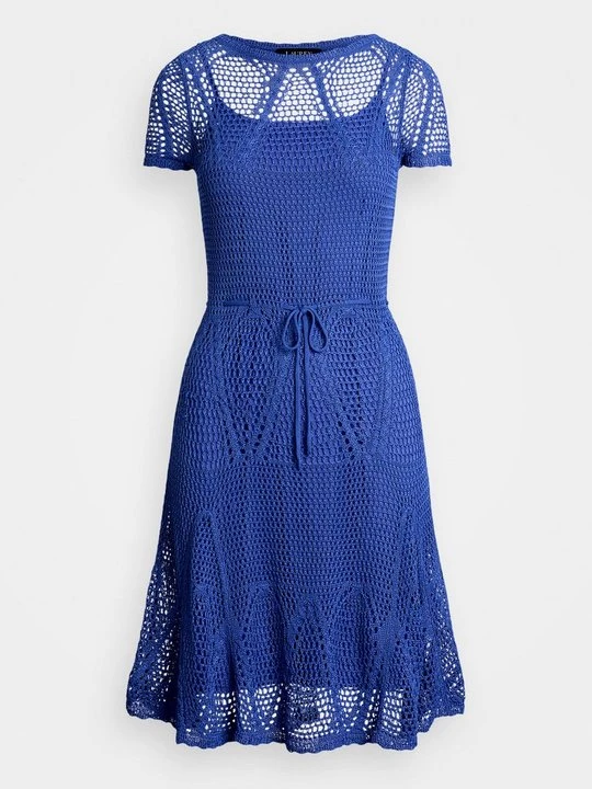 Zdjęcie produktu Sukienka dzianinowa Lauren Ralph Lauren niebieski