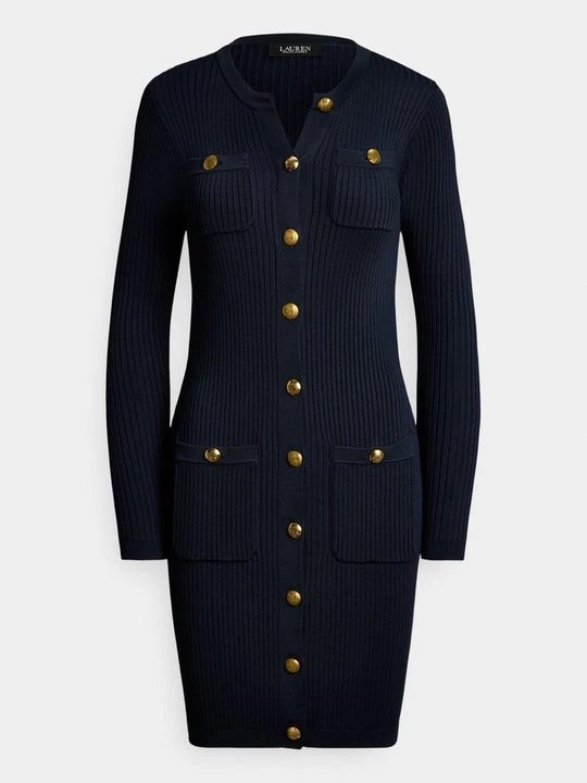 Zdjęcie produktu Sukienka dzianinowa Lauren Ralph Lauren granatowy