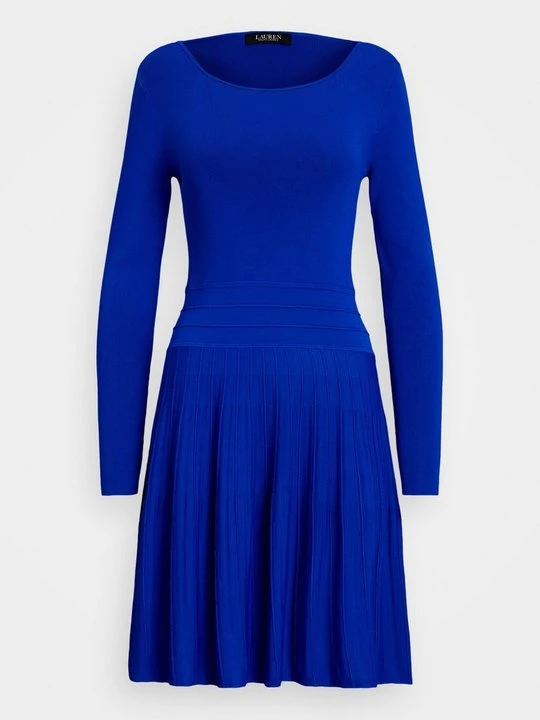 Zdjęcie produktu Sukienka dzianinowa Lauren Ralph Lauren niebieski