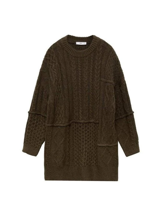 Zdjęcie produktu Sukienka dzianinowa Mango khaki