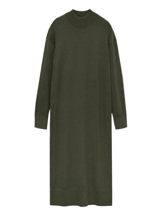 Zdjęcie produktu Sukienka dzianinowa Mango khaki