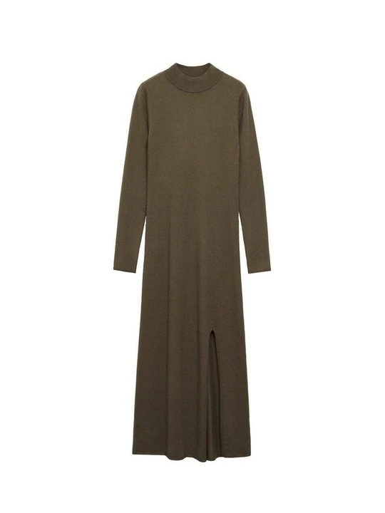 Zdjęcie produktu Sukienka dzianinowa Mango khaki
