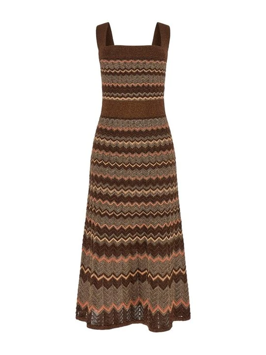 Zdjęcie produktu Sukienka dzianinowa MARCIANO BY GUESS brązowy