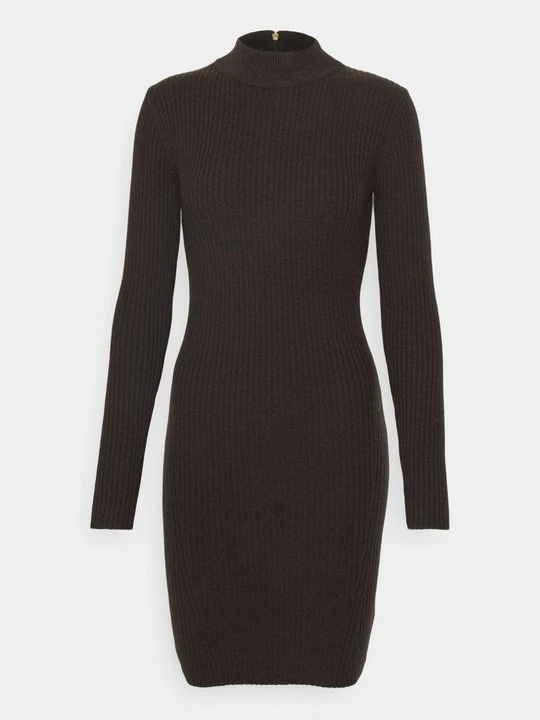 Zdjęcie produktu Sukienka dzianinowa Michael Kors ciemnobrązowy