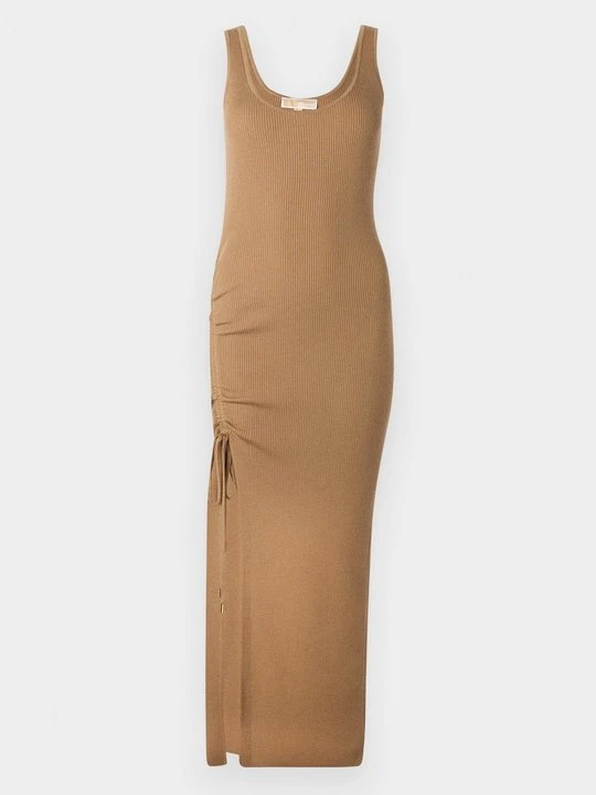 Zdjęcie produktu Sukienka dzianinowa Michael Kors ciemnobrązowy