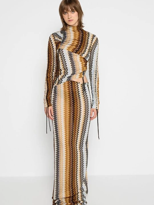 Zdjęcie produktu Sukienka dzianinowa Missoni brązowy