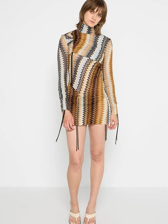 Zdjęcie produktu Sukienka dzianinowa Missoni brązowy