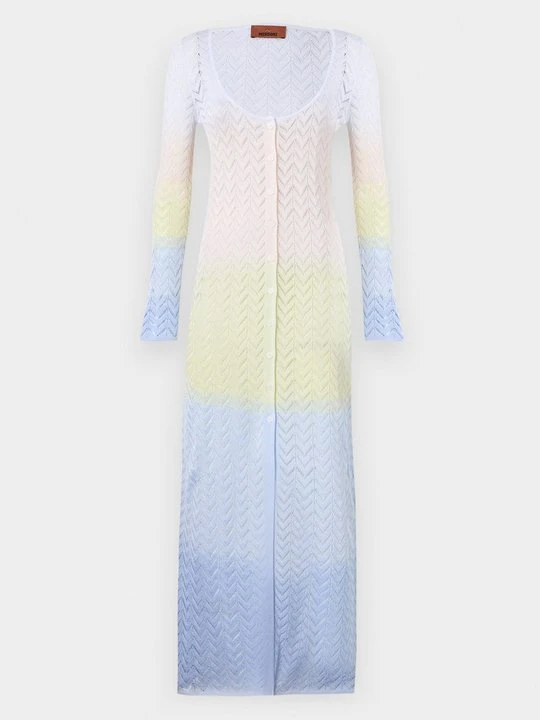 Zdjęcie produktu Sukienka dzianinowa Missoni jasnoniebieski