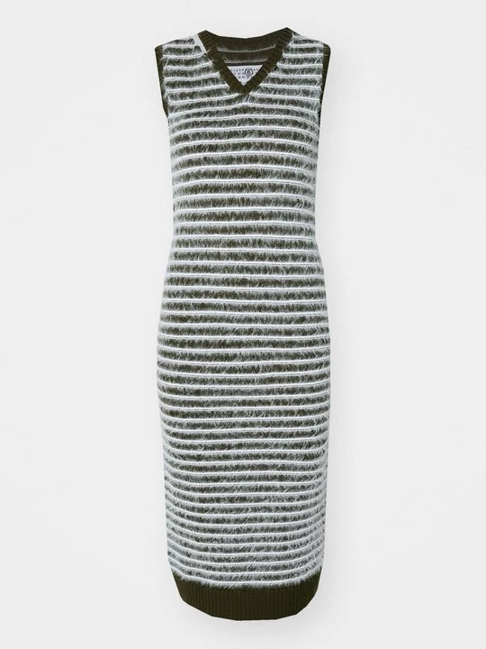 Zdjęcie produktu Sukienka dzianinowa MM6 Maison Margiela khaki