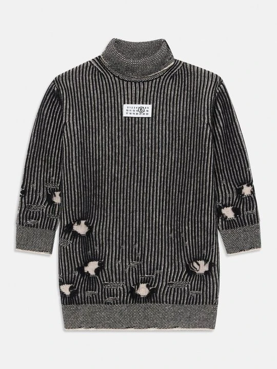 Zdjęcie produktu Sukienka dzianinowa MM6 Maison Margiela czarny