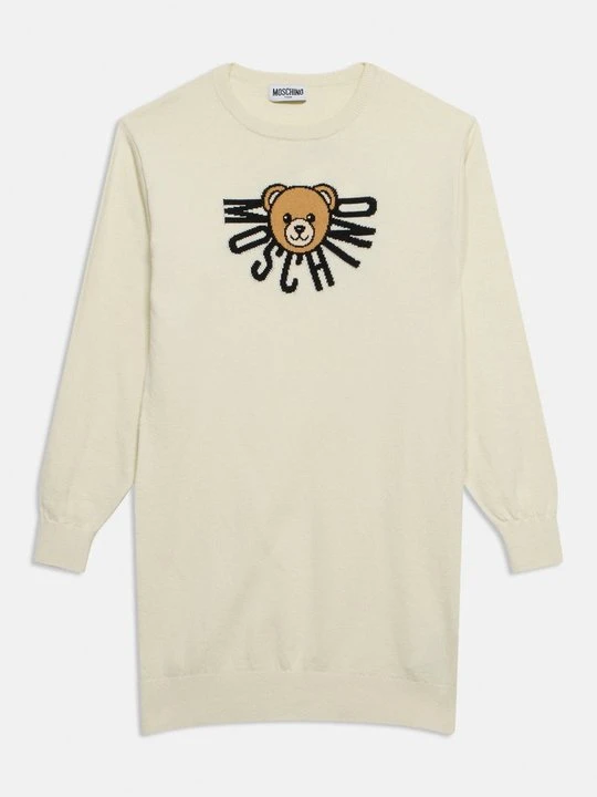 Zdjęcie produktu Sukienka dzianinowa MOSCHINO mleczny
