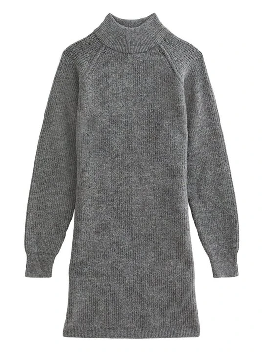 Zdjęcie produktu Sukienka dzianinowa New Look szary