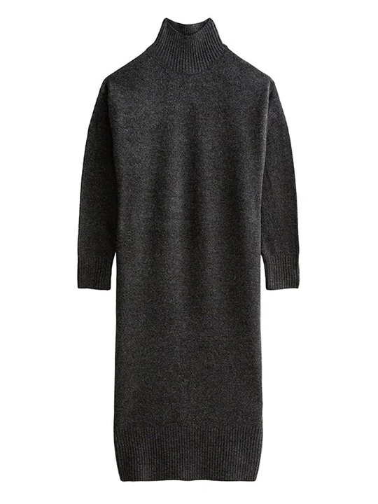 Zdjęcie produktu Sukienka dzianinowa New Look ciemnoszary