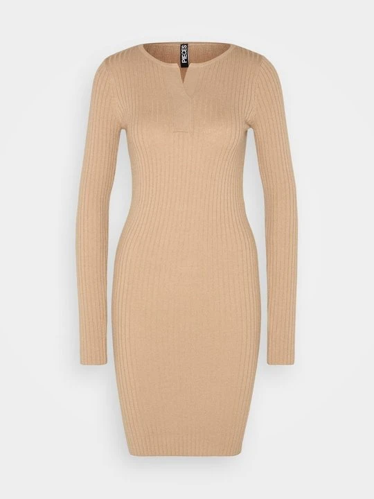 Zdjęcie produktu Sukienka dzianinowa Pieces taupe