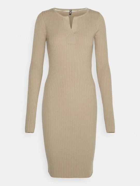 Zdjęcie produktu Sukienka dzianinowa Pieces taupe
